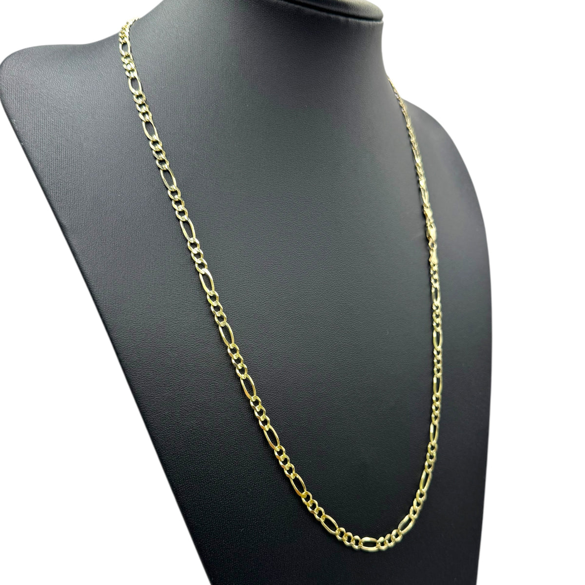 Cadena Sólida 3 y 1 Cerrada de 4.5mm en Oro 10k