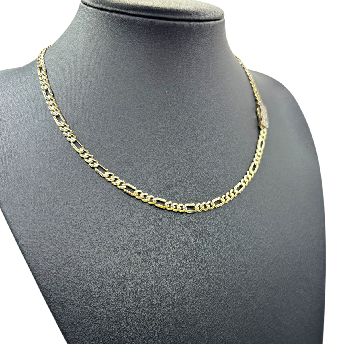 Cadena Italiana 3 y 1 de 5mm en Oro 10k