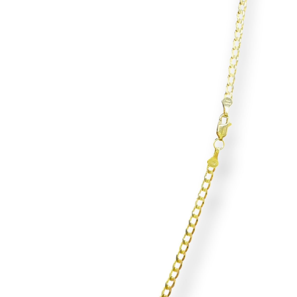 Cadena Sólida Barbada de 3.5mm en Oro 10k