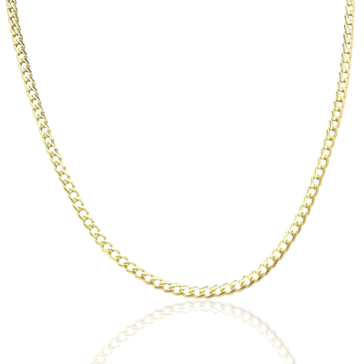 Cadena Italiana Barbada de 5mm en Oro 10k