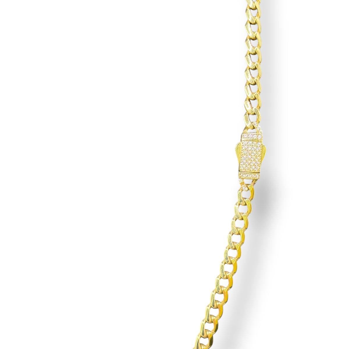 Cadena Italiana Barbada de 5mm en Oro 10k