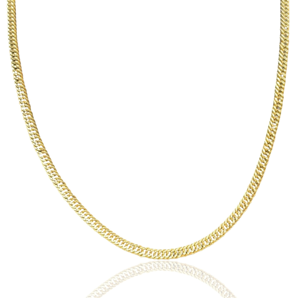Cadena Italiana Doble Rombo en 5mm en Oro 10k