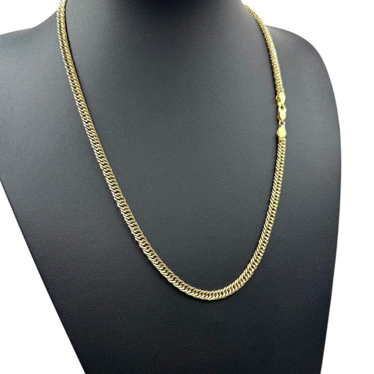 Cadena Italiana Doble Rombo en 5mm en Oro 10k