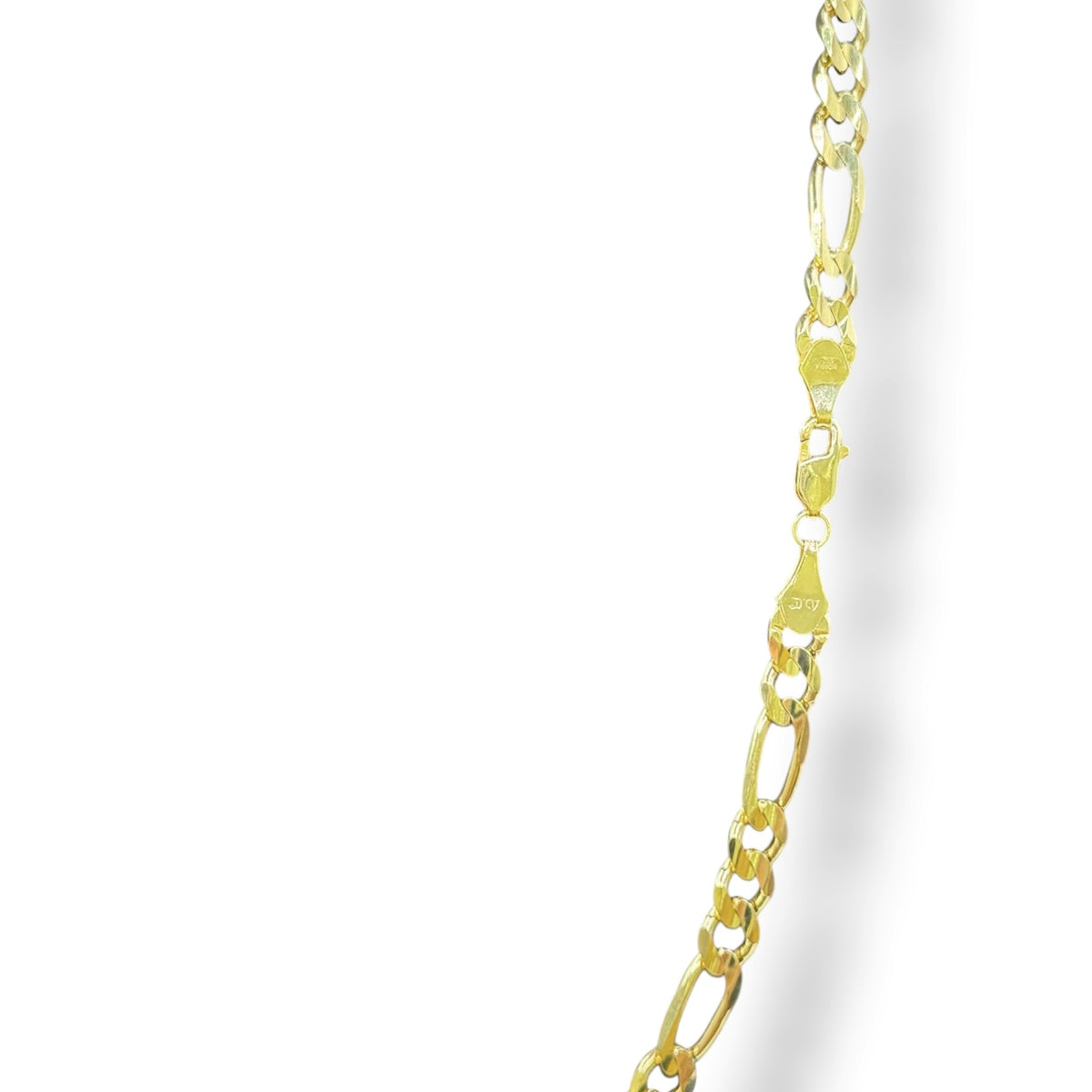 Cadena Sólida 3 y 1 Cerrada de 7.5mm en Oro 10k