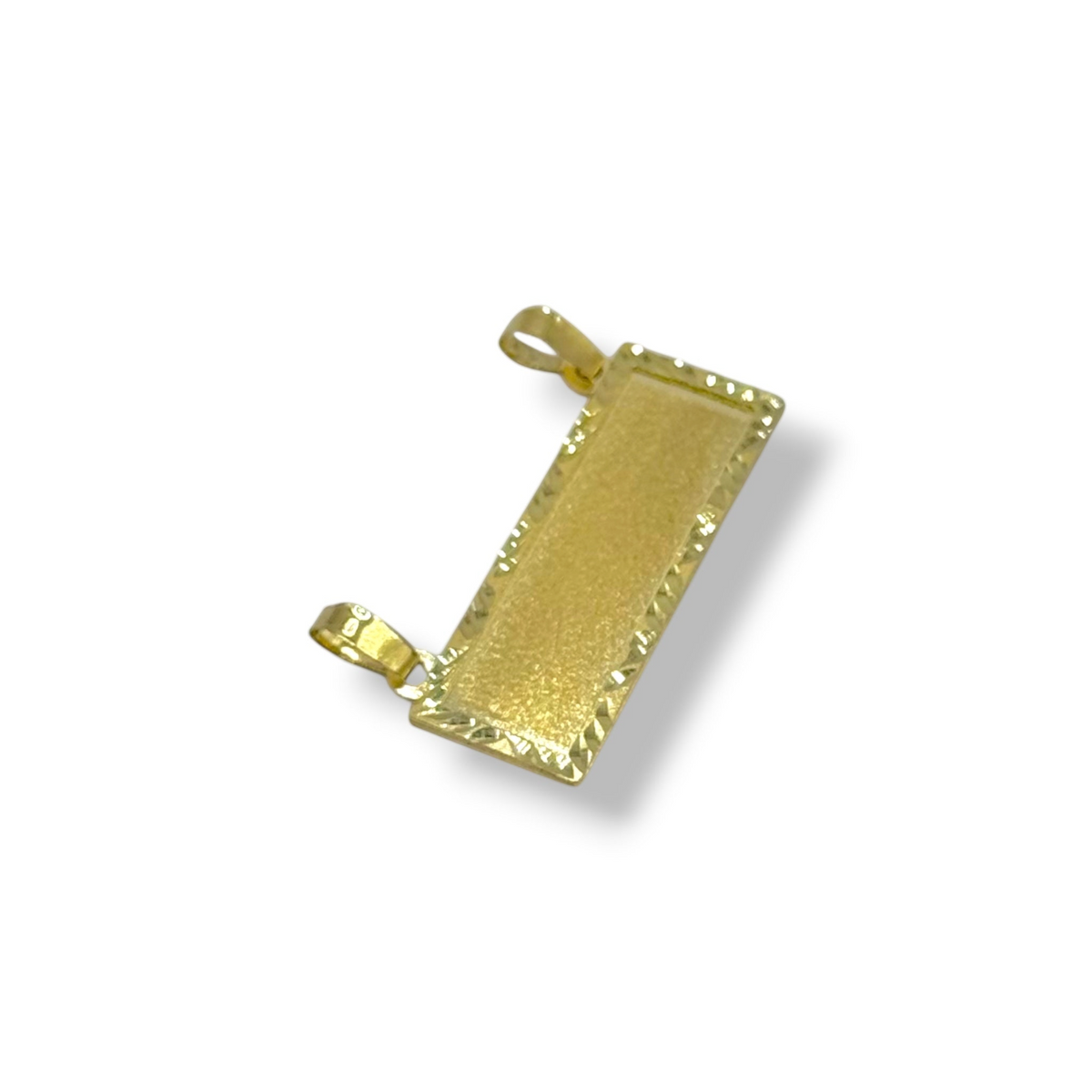 Placa Personalizable en Oro 10k (Incluye nombre)