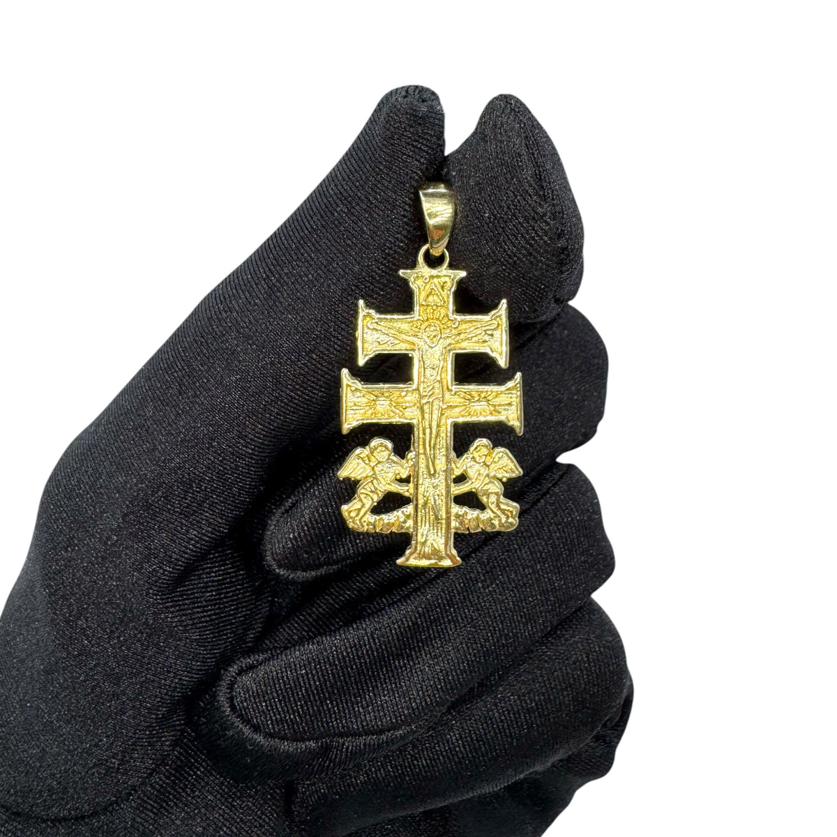 Cruz de Caravaca Clásica en Oro 10k