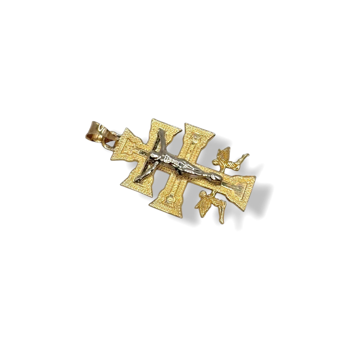 Cruz de Caravaca Bitono en Oro 10k