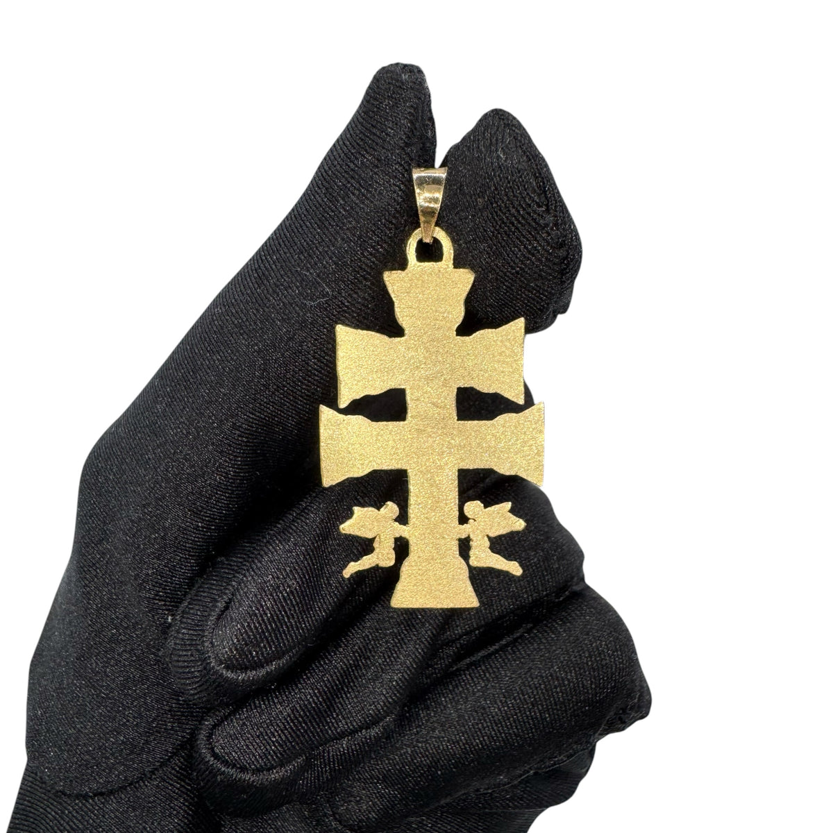 Cruz de Caravaca Bitono en Oro 10k