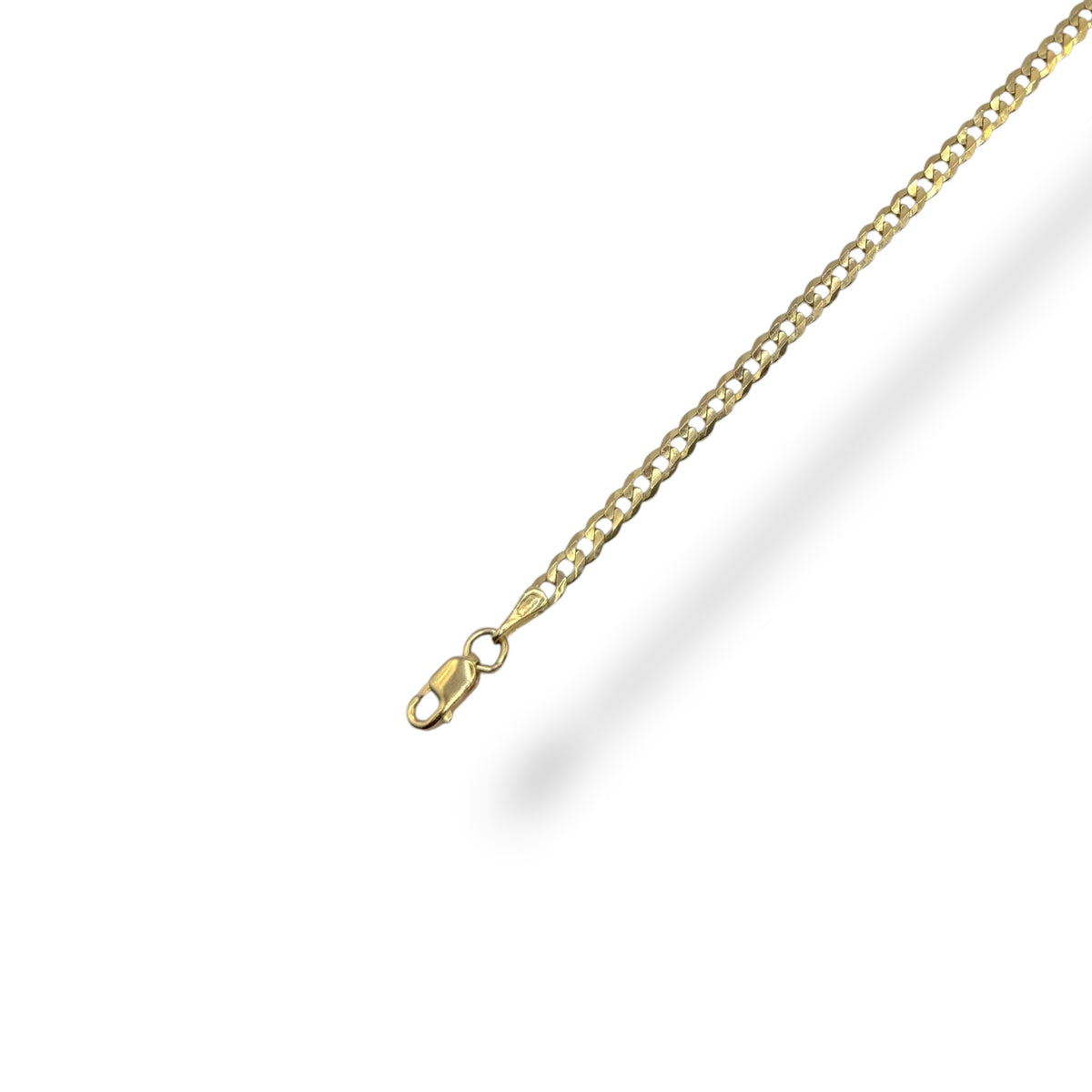 Pulso Barbado en 3mm en Oro 10k