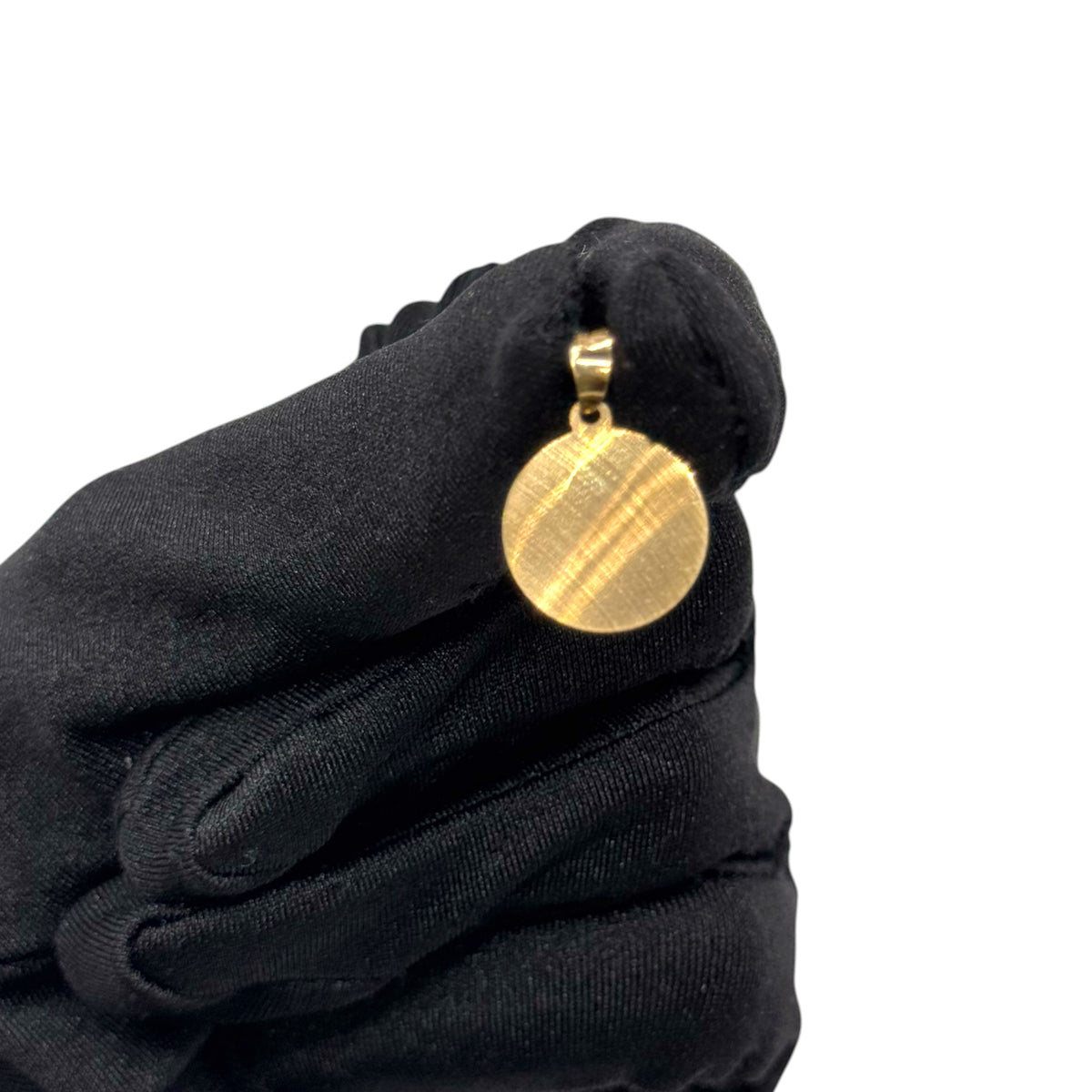 Medalla Divino Rostro Tricolor Grande en Oro 14k