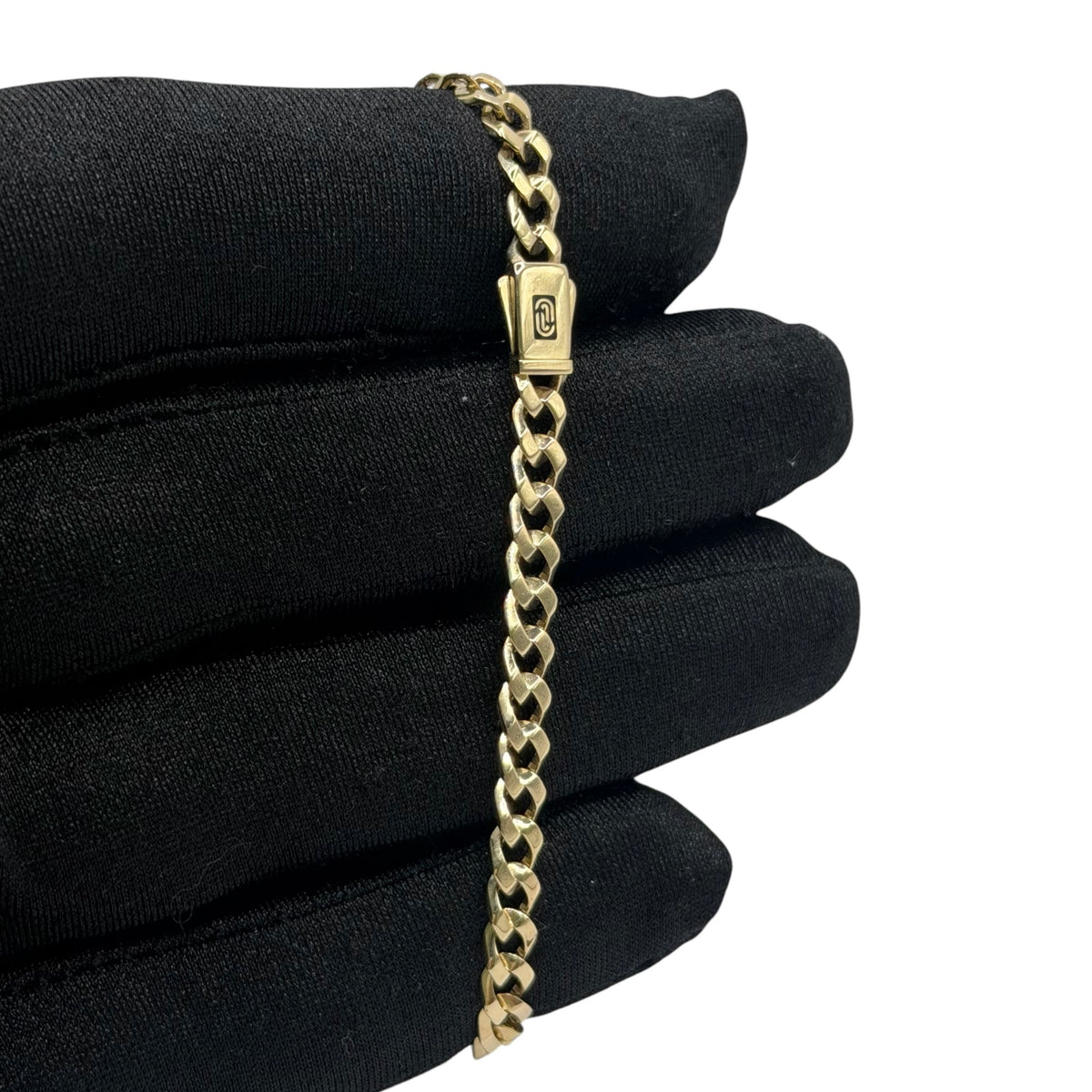 Pulso Liso de 4mm en Oro 10k