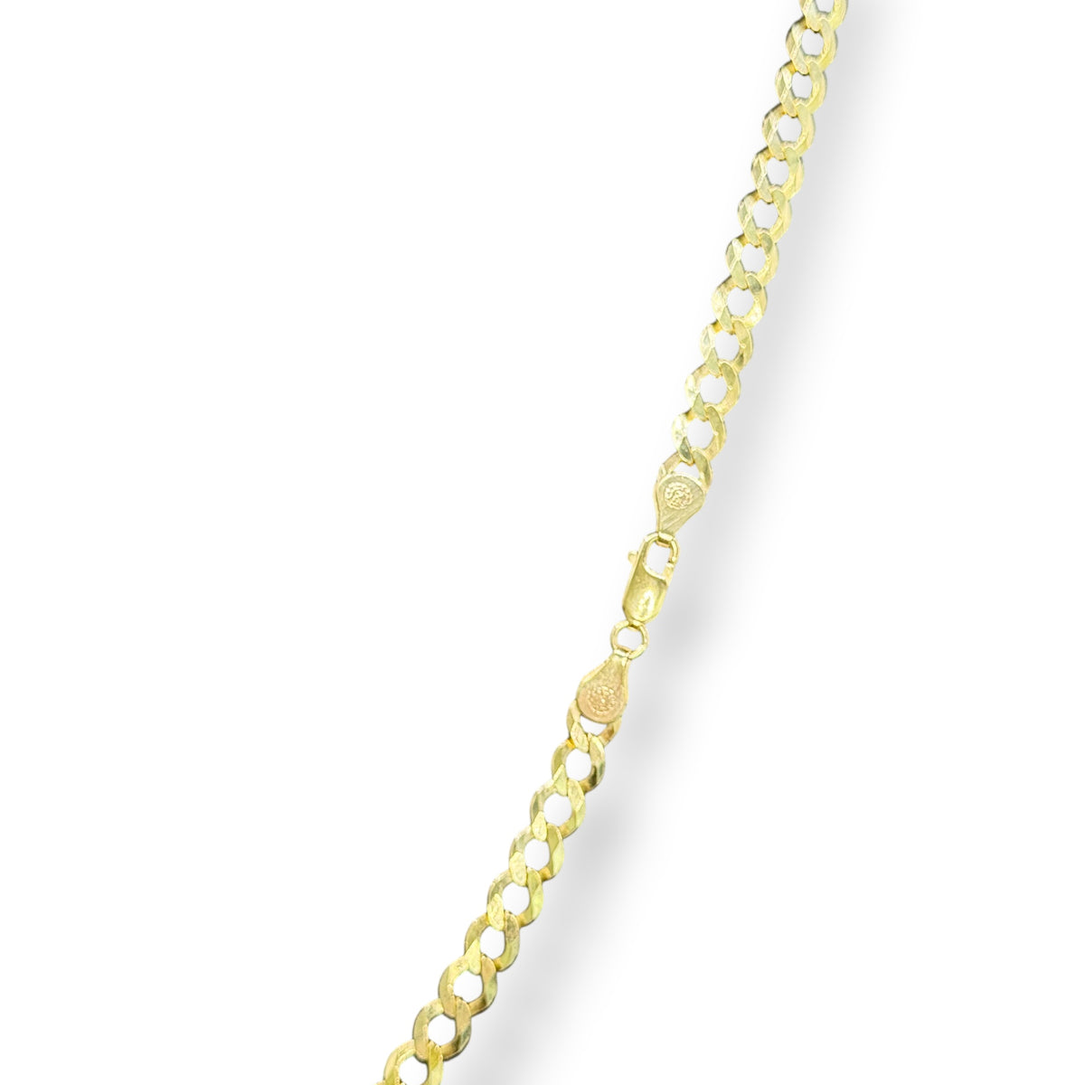 Cadena Barbada de 6mm  en Oro 10k