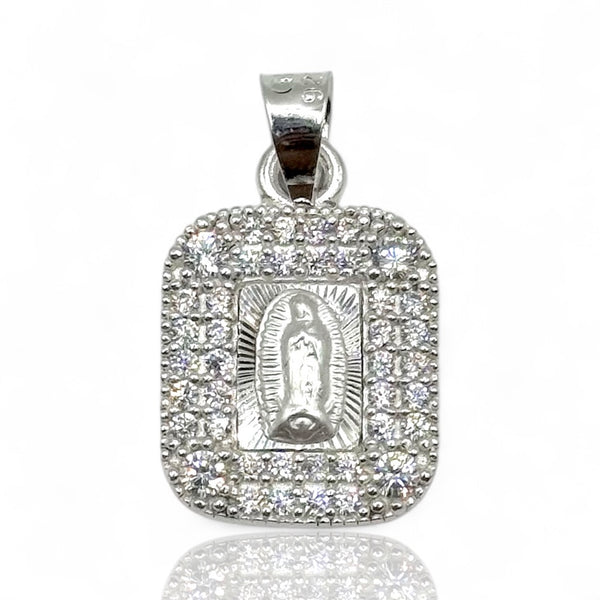 Virgen de Guadalupe Cuadrada (Blanca)