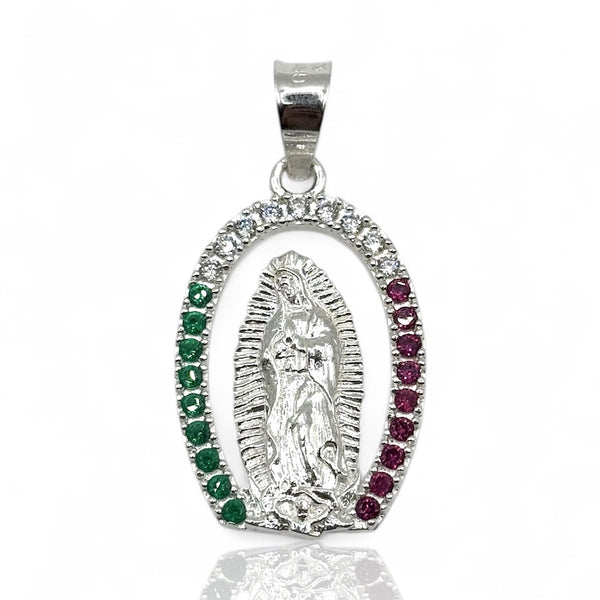 Virgen de Guadalupe Tricolor (Zirconia)